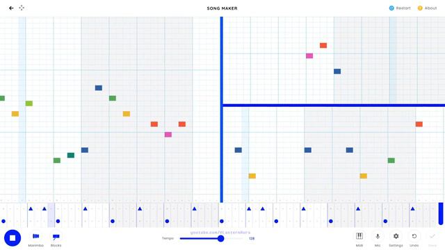'sans.' from UNDERTALE but in Chrome Music Lab смотреть онлайн