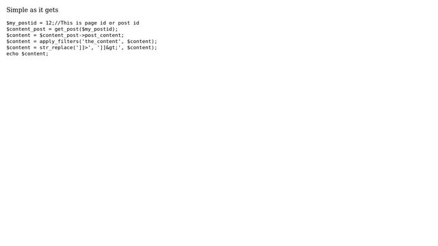 Wordpress: Get WordPress post content by post id (3 Solutions!!) смотреть онлайн