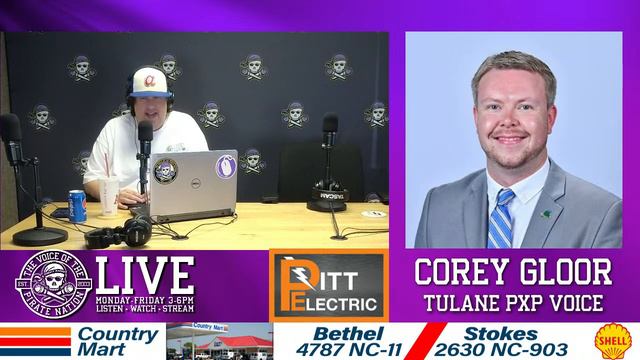 Tulane PxP Corey Gloor смотреть онлайн
