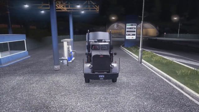 ETS 2 Peterbilt mod. Trip from Graz of Klagenfurt. смотреть онлайн