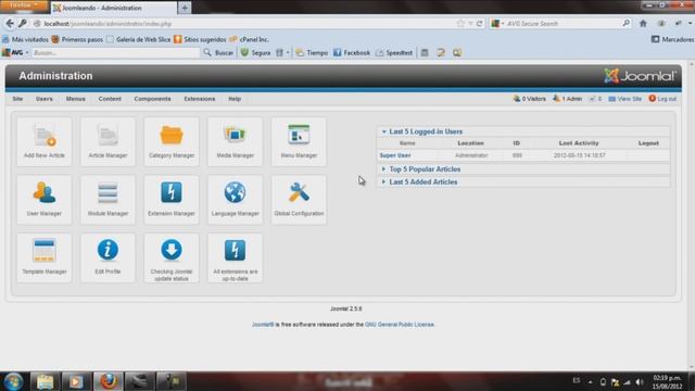 Ingresando a la Configuración Global en Joomla 2.5 смотреть онлайн