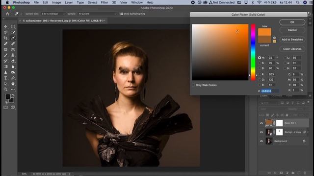 Color fill ja curves sävytyksessä (Photoshop) смотреть онлайн