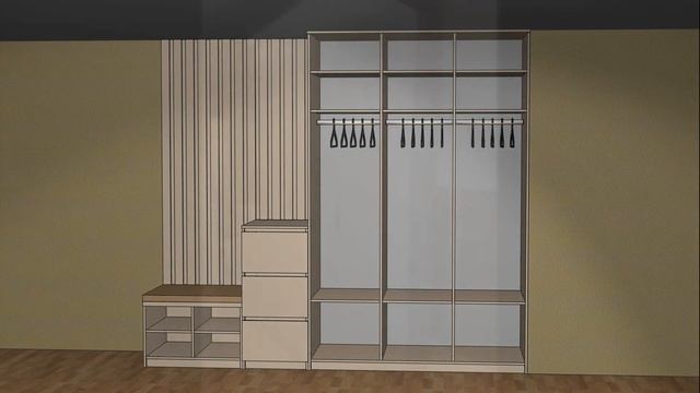 Шкаф ЛДСП EGGER U 156 Бежевый песок смотреть онлайн