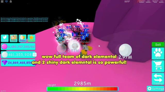 I Made Shiny Dark Jellyfish & Elemental! Max Level & Enchant! Too OP - Bubble Gum Simulator смотреть онлайн
