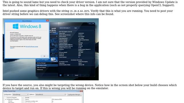Intel Ivy Bridge GPU OpenCL Not Working On Windows 8 (2 Solutions!!) смотреть онлайн