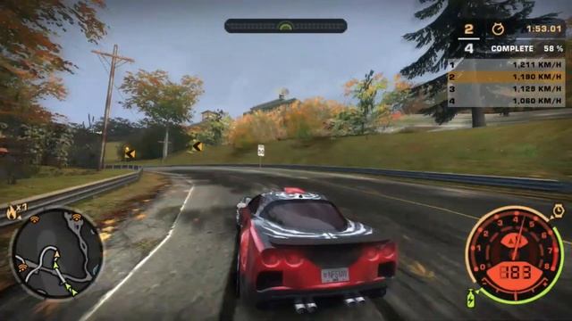 NFS Most Wanted | Corvette C6 | JunkMan Tuning;