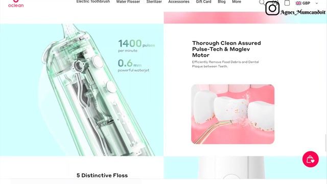 Oclean W10 Portable Oral Irrigator. Review And GIVEAWAY Of W10 Waterflosser