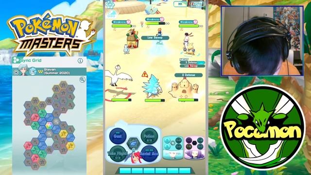 WHAT IS THIS DAMAGE? 3/5 ICICLE CRASH SUMMER STEVEN & ALOLAN SANDSLASH SHOWCASE! | Pokemon Masters смотреть онлайн
