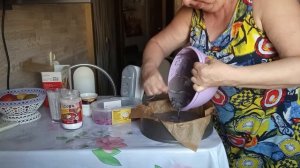 Пирог негр в пене