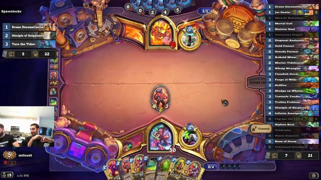 IRL CO-OP 12 Win Pop'gar Warlock Hearthstone Arena Run смотреть онлайн