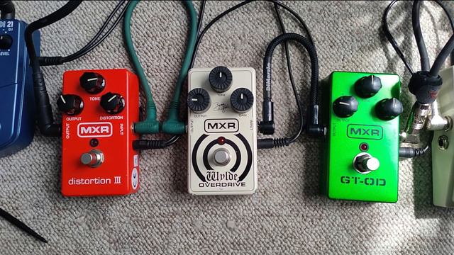MXR ZAKK WYLDE VS MXR OD-GT VS  DISTORTION III #mxrpedals #zakkwylde #distortion #guitar