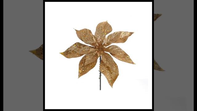 Gold Poinsettia Pick смотреть онлайн