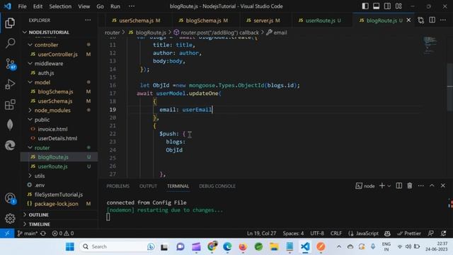 How to Join Two Table(Collection) In MongoDB | Mongoose Ref use and Important | Nodejs Hindi Part 1 смотреть онлайн