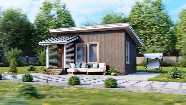 Каркасный дом Акей 4x7 смотреть онлайн