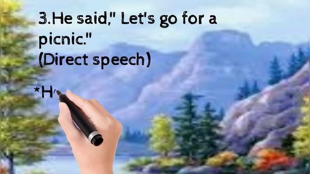 Learn abruptly Change of narration imperative sentences смотреть онлайн