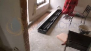 Монтаж внутрипольных конвекторов