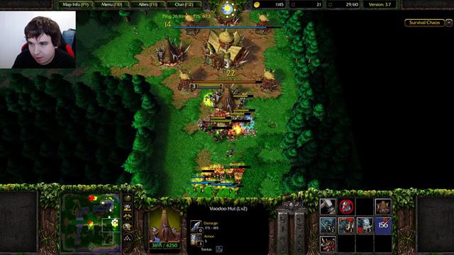 Warcraft 3: Reforged CZ/SK | #742 | Survival Chaos 3.7 - Trolí želvičky tvoří obří stack смотреть онлайн