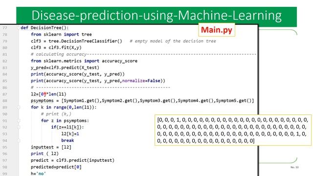 Python in Arabic #85 Disease Predictor using Machine Learning التنبؤ بنوع المرض عن طريق الاعراض смотреть онлайн