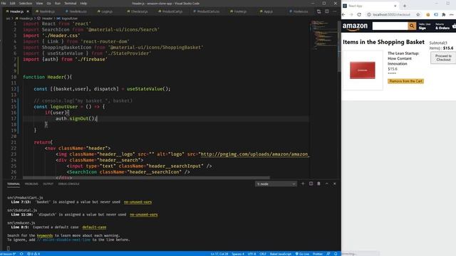 Create an Ecommerce Site with React # Part 11 смотреть онлайн