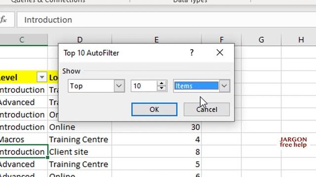 Excel: Filtering Data to Get the Top 10 смотреть онлайн