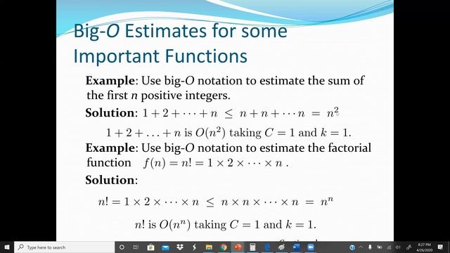 Discrete Math - Growth of Functions - Big-O Notation and Big-Omega Notation смотреть онлайн