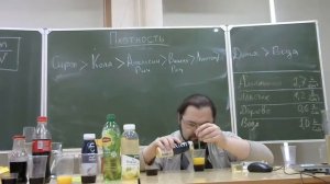 Слоеный коктейль и плотность жидкости