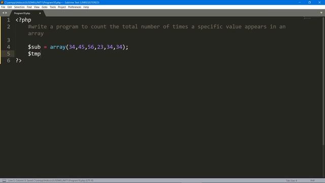 php count array elements with specific value | PHP Tutorial | PHP Programs смотреть онлайн