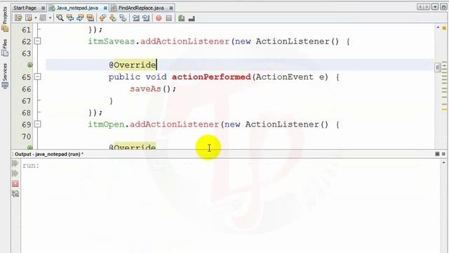 Java Notepad Project(Find And Replace)-part 14 смотреть онлайн