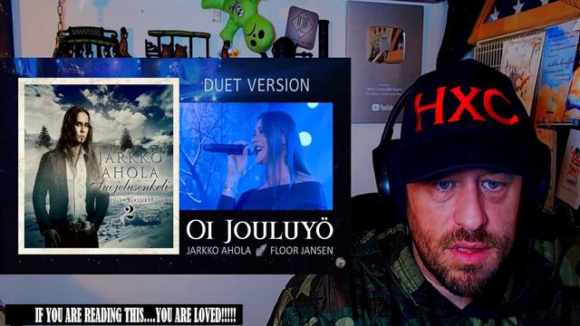 Jarkko Ahola & Floor Jansen - Oi Jouluyö (O Holy Night Remix) | Duet Version REACTION! смотреть онлайн