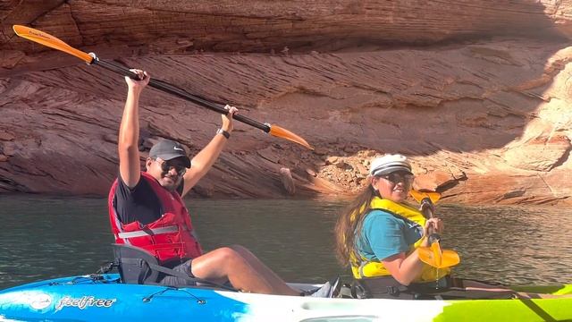Kayaking At Lake Powell #adventure #kayakingadventures #travel #youtube #arizona #usa #indian #kaya