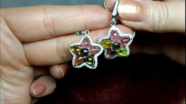 84.Серебряные украшения, турмалиновая коллекция. Английский фарфор, декоративные тарелки