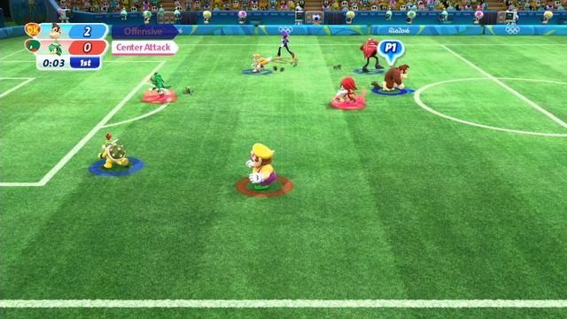 [ Mario and Sonic at the Rio 2016 Olympic Games ] Football All Character ( Very Hard ) смотреть онлайн