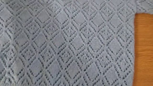 Детская ажурная кофточка "облачко". Подробный рассказ о вязании. смотреть онлайн