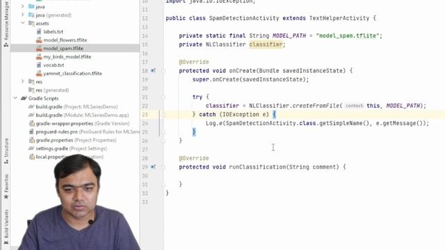 Adding Spam comment detection using a custom TF lite model in an Android app | ML Kit & TF Lite 015 смотреть онлайн