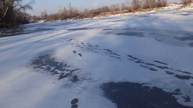 Зимняя рыбалка!!! Выход на лед. смотреть онлайн