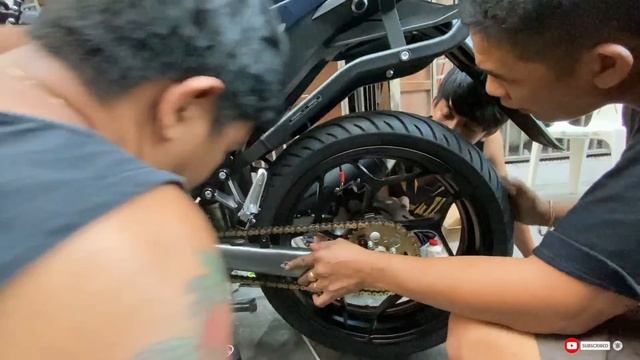 Installing ASIO Mags On My Suzuki Raider 150FI Matte Blue | BIG BIKE Concept