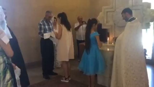 Церковь Святого Григория Просветителя Ереван. Крещение ч.3. . 15.08.18. смотреть онлайн