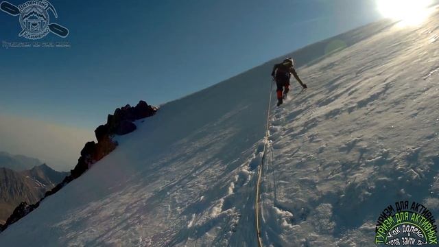Восхождение на Казбек. 300 метров до вершины. Штурм горы Казбек. смотреть онлайн
