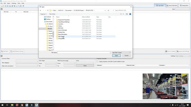 Autodesk Plant 3D Catalog Spec Editor смотреть онлайн