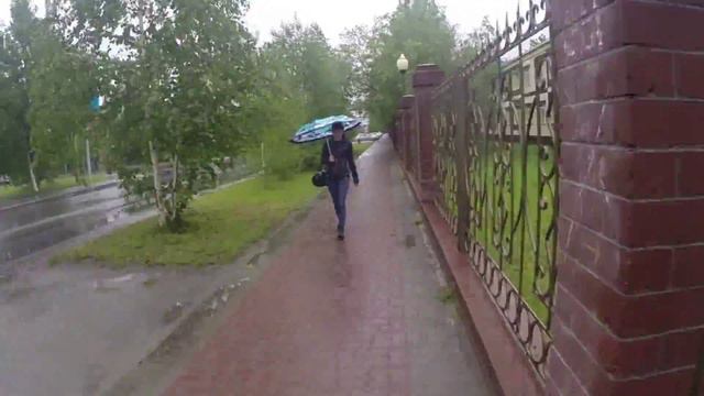 Белоярский. Прогулка по городу (Часть 1) смотреть онлайн