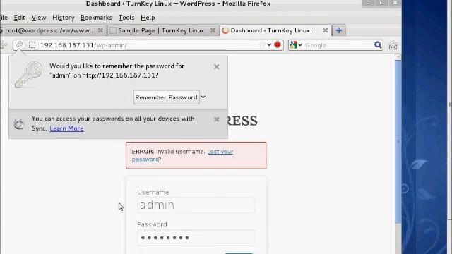 TurnKey WordPress - Demo смотреть онлайн