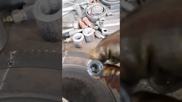 К700. К701. Подготовка маховик под двигатель ман.