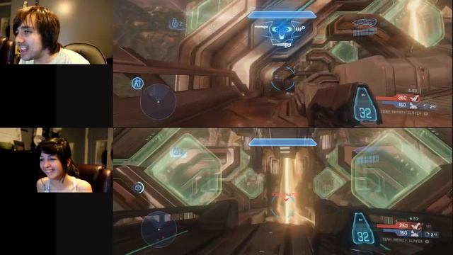Halo 4: Online Splitscreen Multiplayer Gameplay - Infinity Slayer смотреть онлайн