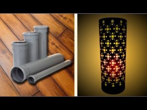 #7 Крутой светильник из ПВХ трубы  Cool PVC Pipe Light Fixture. ENG SUB..mp4