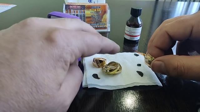 ЙОД ОРКАЛИ ТИЛЛОНИ ТЕКШИРИШ. ОДДИЙ УСУЛ. CHECKING GOLD THROUGH IODINE. SIMPLE METHOD. смотреть онлайн