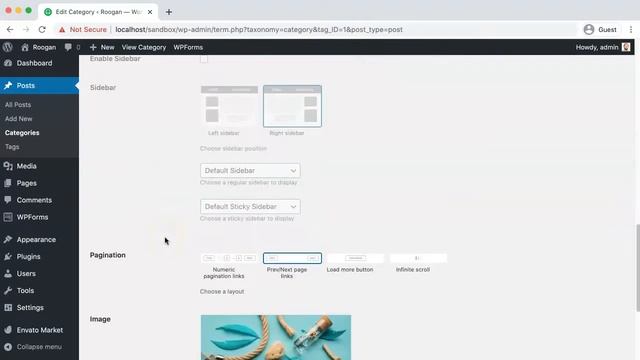 Category display options override - Roogan WordPress theme смотреть онлайн