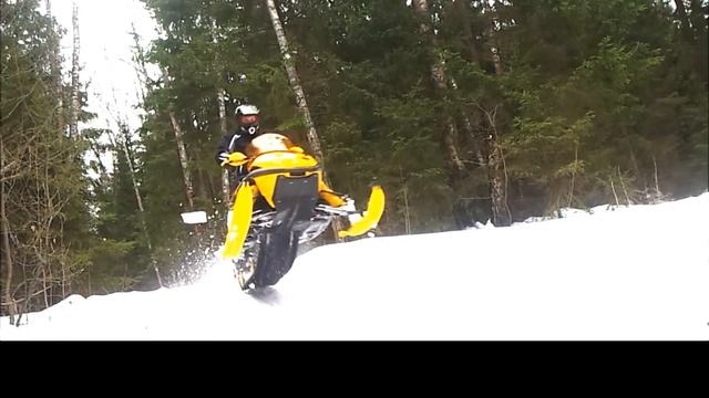 Мой первый снегоход,Обзор снегохода BRP MXZ550F смотреть онлайн