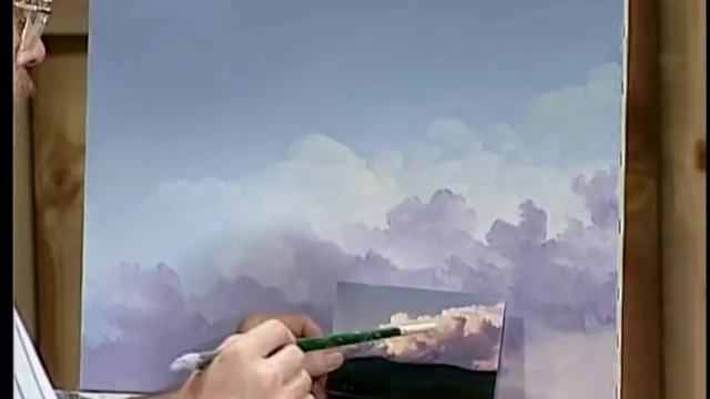 Painting clouds and thunderheads with Jerry Yarnell смотреть онлайн