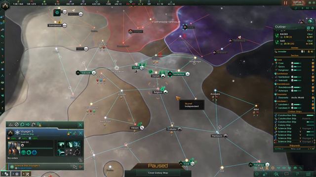 Stellaris | S01E03 | Rogue Defense System | Year 2242 - 2257 смотреть онлайн