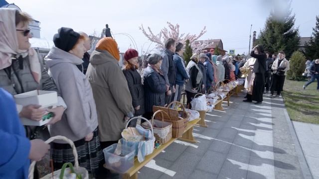 Освящение куличей 2023 смотреть онлайн